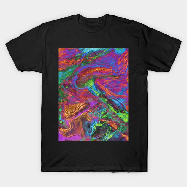 Psychedelic Cosmo Nightmare Glitch T-Shirt by Tobe_Fonseca